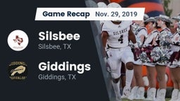Recap: Silsbee  vs. Giddings  2019
