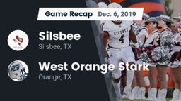 Recap: Silsbee  vs. West Orange Stark  2019