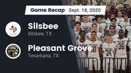 Recap: Silsbee  vs. Pleasant Grove  2020