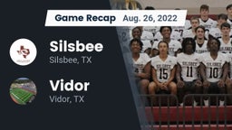 Recap: Silsbee  vs. Vidor  2022