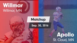 Matchup: Willmar  vs. Apollo  2016