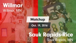 Matchup: Willmar  vs. Sauk Rapids-Rice  2016