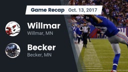 Recap: Willmar  vs. Becker  2017