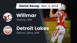 Recap: Willmar  vs. Detroit Lakes  2018