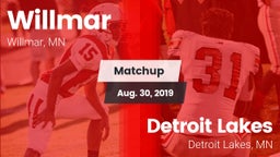 Matchup: Willmar  vs. Detroit Lakes  2019