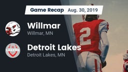 Recap: Willmar  vs. Detroit Lakes  2019