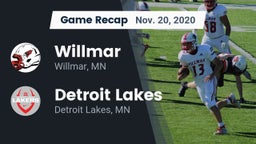 Recap: Willmar  vs. Detroit Lakes  2020