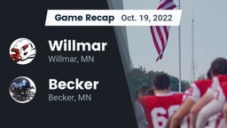 Recap: Willmar  vs. Becker  2022