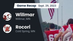Recap: Willmar  vs. Rocori  2023