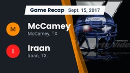 Recap: McCamey  vs. Iraan  2017