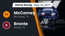 Recap: McCamey  vs. Bronte  2017