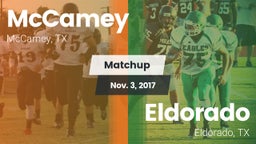 Matchup: McCamey  vs. Eldorado  2017