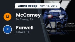 Recap: McCamey  vs. Farwell  2019