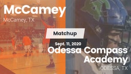 Matchup: McCamey  vs. Odessa Compass Academy 2020