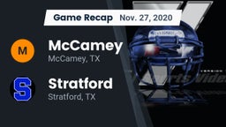 Recap: McCamey  vs. Stratford  2020