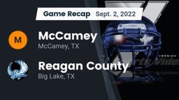 Recap: McCamey  vs. Reagan County  2022