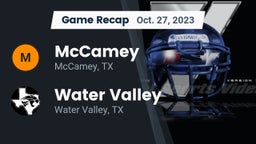 Recap: McCamey  vs. Water Valley  2023