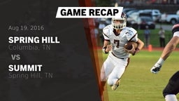 Recap: Spring Hill  vs. Summit  2016