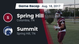 Recap: Spring Hill  vs. Summit  2017