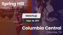 Matchup: Spring Hill High vs. Columbia Central  2017