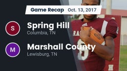 Recap: Spring Hill  vs. Marshall County  2017
