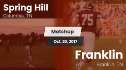 Matchup: Spring Hill High vs. Franklin  2017