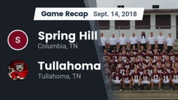 Recap: Spring Hill  vs. Tullahoma  2018