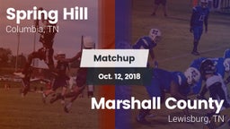 Matchup: Spring Hill High vs. Marshall County  2018