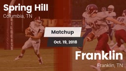 Matchup: Spring Hill High vs. Franklin  2018