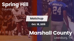 Matchup: Spring Hill High vs. Marshall County  2019