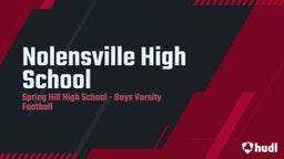 Spring Hill football highlights Nolensville High School