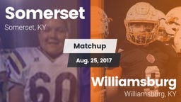 Matchup: Somerset  vs. Williamsburg   2017