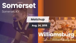 Matchup: Somerset  vs. Williamsburg   2018