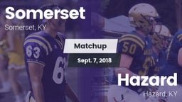 Matchup: Somerset  vs. Hazard  2018