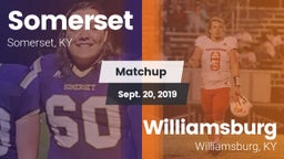 Matchup: Somerset  vs. Williamsburg   2019