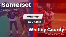 Matchup: Somerset  vs. Whitley County  2020