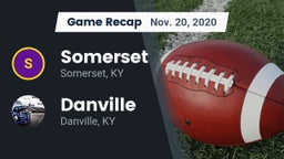 Recap: Somerset  vs. Danville  2020