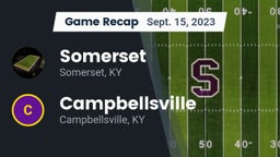 Recap: Somerset  vs. Campbellsville  2023