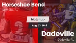 Matchup: Horseshoe Bend High vs. Dadeville  2018