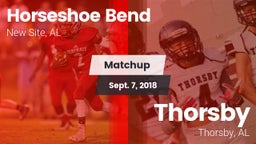Matchup: Horseshoe Bend High vs. Thorsby  2018