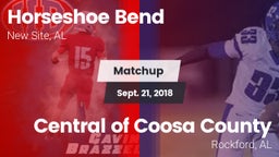 Matchup: Horseshoe Bend High vs. Central of Coosa County  2018
