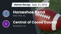 Recap: Horseshoe Bend  vs. Central of Coosa County  2018