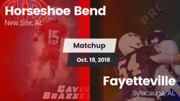 Matchup: Horseshoe Bend High vs. Fayetteville  2018