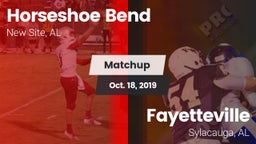 Matchup: Horseshoe Bend High vs. Fayetteville  2019
