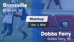 Matchup: Bronxville vs. Dobbs Ferry  2016