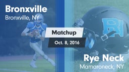 Matchup: Bronxville vs. Rye Neck  2016