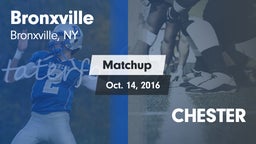 Matchup: Bronxville vs. CHESTER 2016