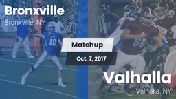 Matchup: Bronxville vs. Valhalla  2017