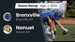 Recap: Bronxville  vs. Nanuet  2018