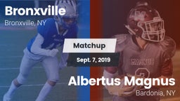Matchup: Bronxville vs. Albertus Magnus  2019